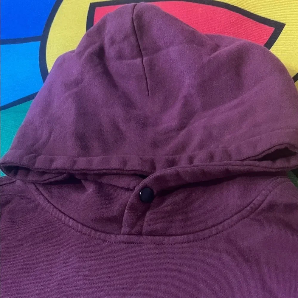 Civil Regime Concrete Snap Hoodie OXBLOOD
